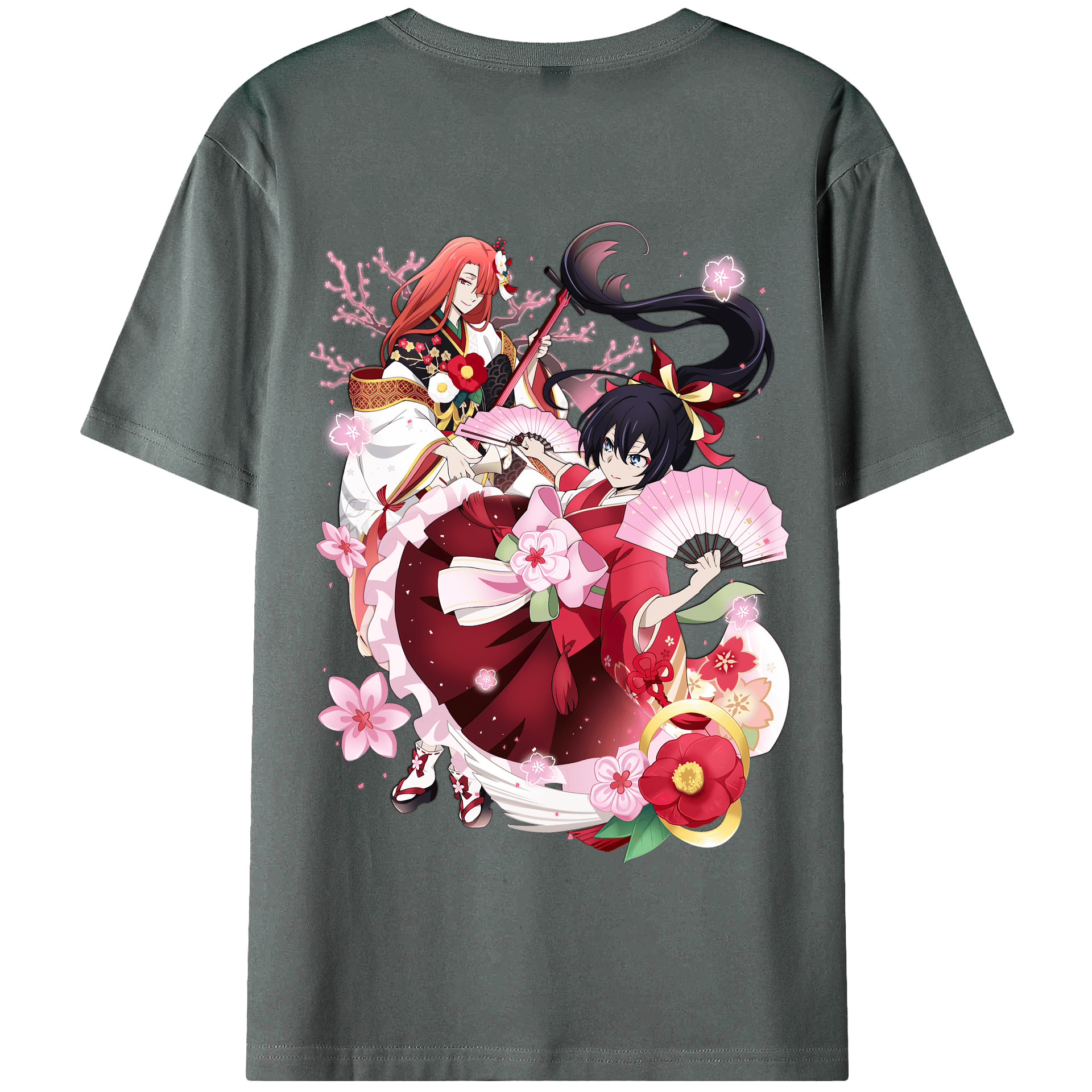 （画像用） 文豪ストレイドッグス Bungo Stray Dogs 綿100％半袖Tシャツ（背面プリント）